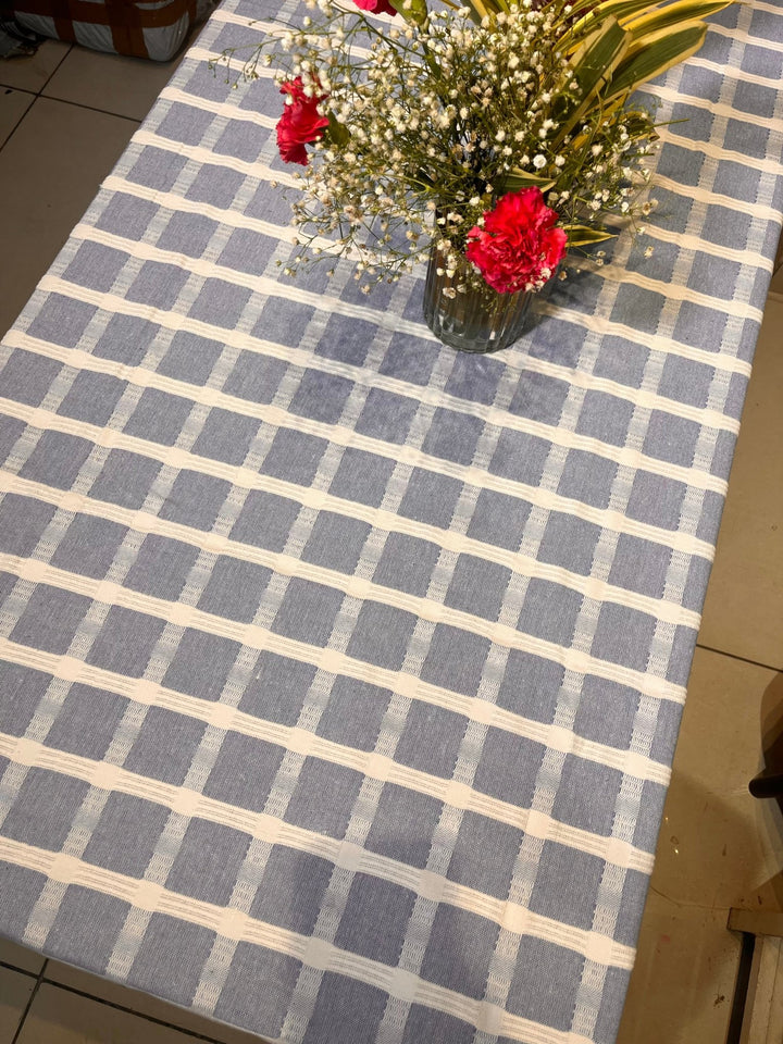 Checkered dining table Cover - The Decor Central