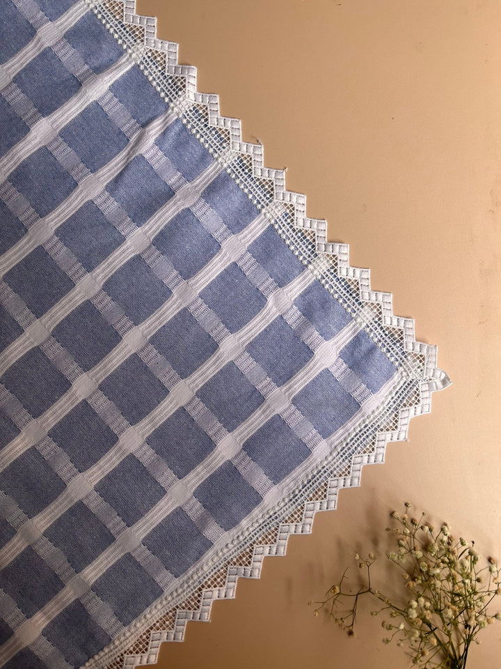 Checkered dining table Cover - The Decor Central
