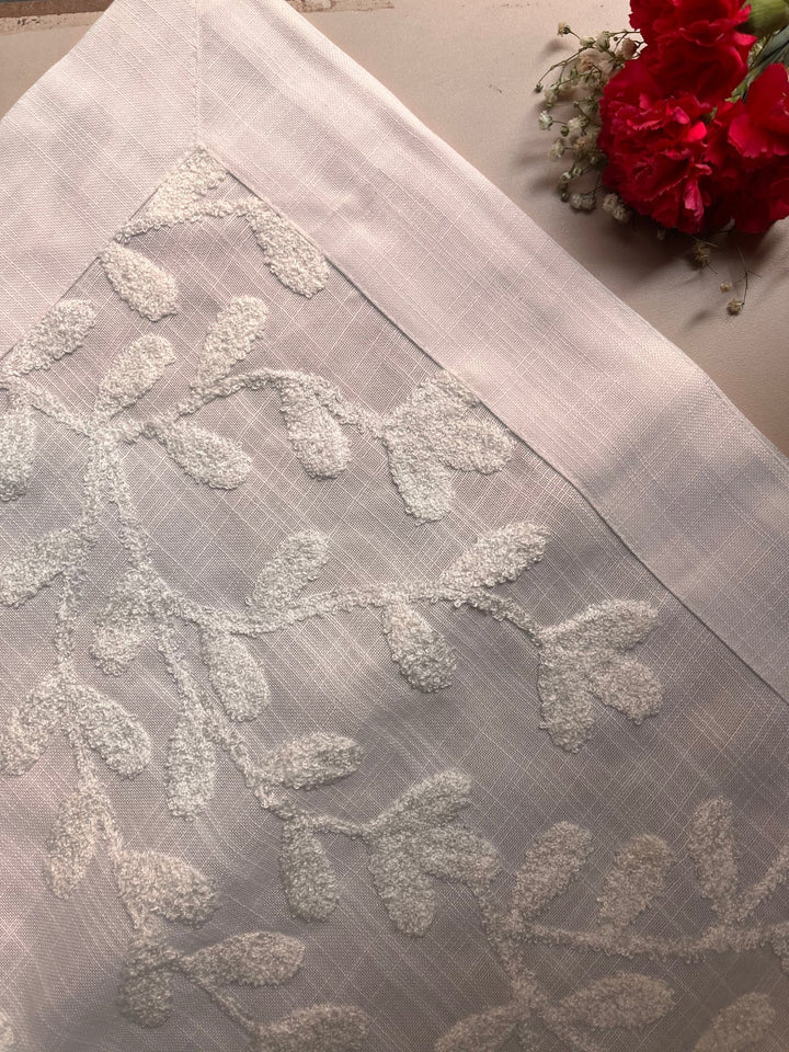 Ivory table Cover - The Decor Central
