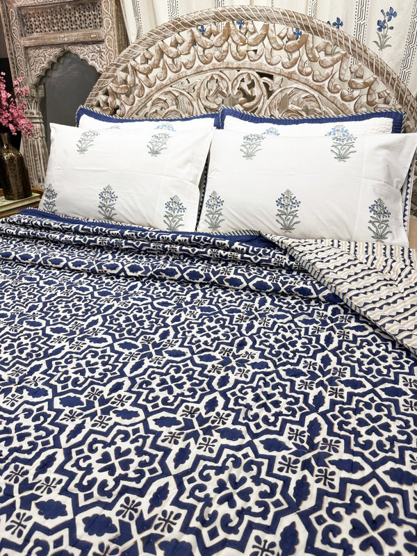 Nisha Bedding Set With Super King bedsheet - The Decor Central