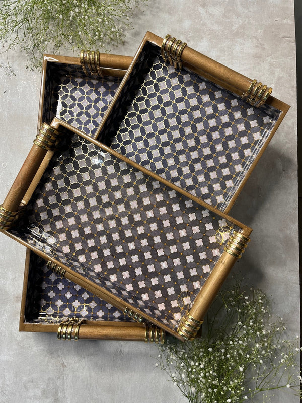 Serving Trays (Set of 3) - The Decor Central